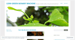 Desktop Screenshot of leangreenmommy.com